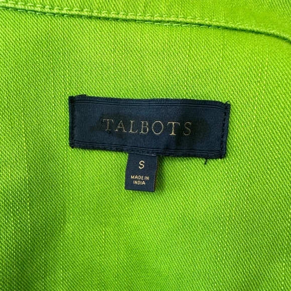 Talbots Classic Jean Jacket in Bright Green - Picture 9 of 9
